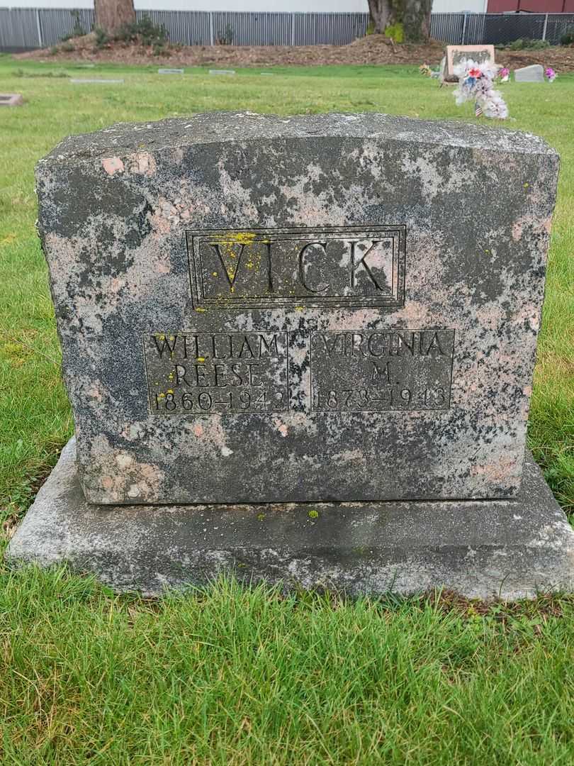 William Reese Vick's grave. Photo 1