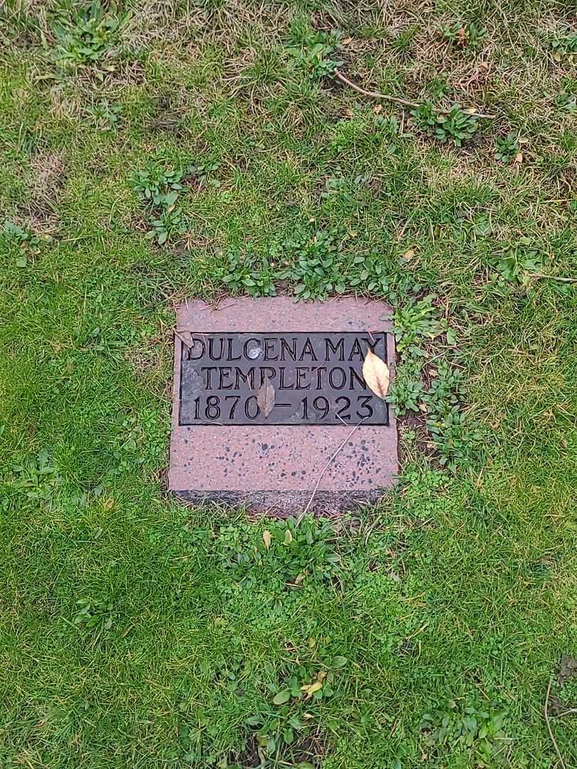 Dulcena May "Duleia" Templeton's grave. Photo 3