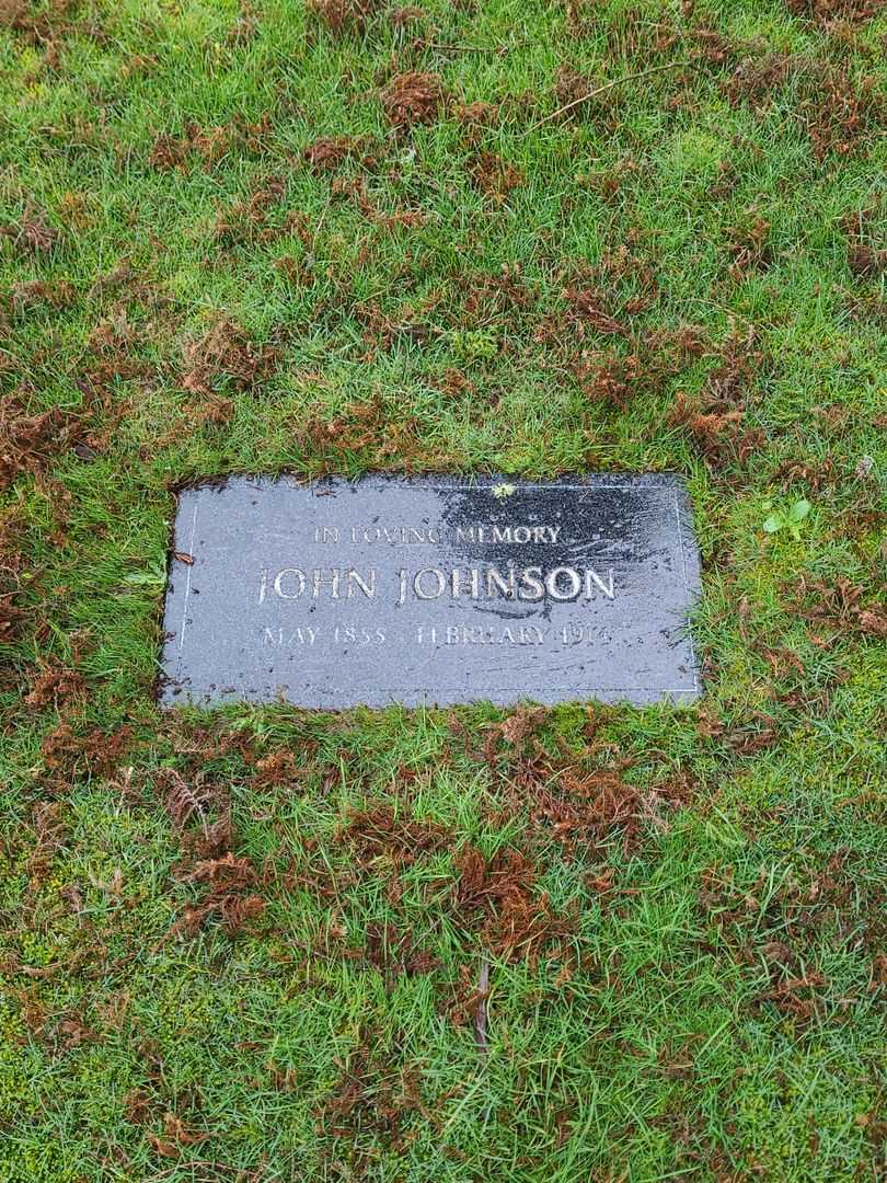 John Johnson's grave. Photo 1