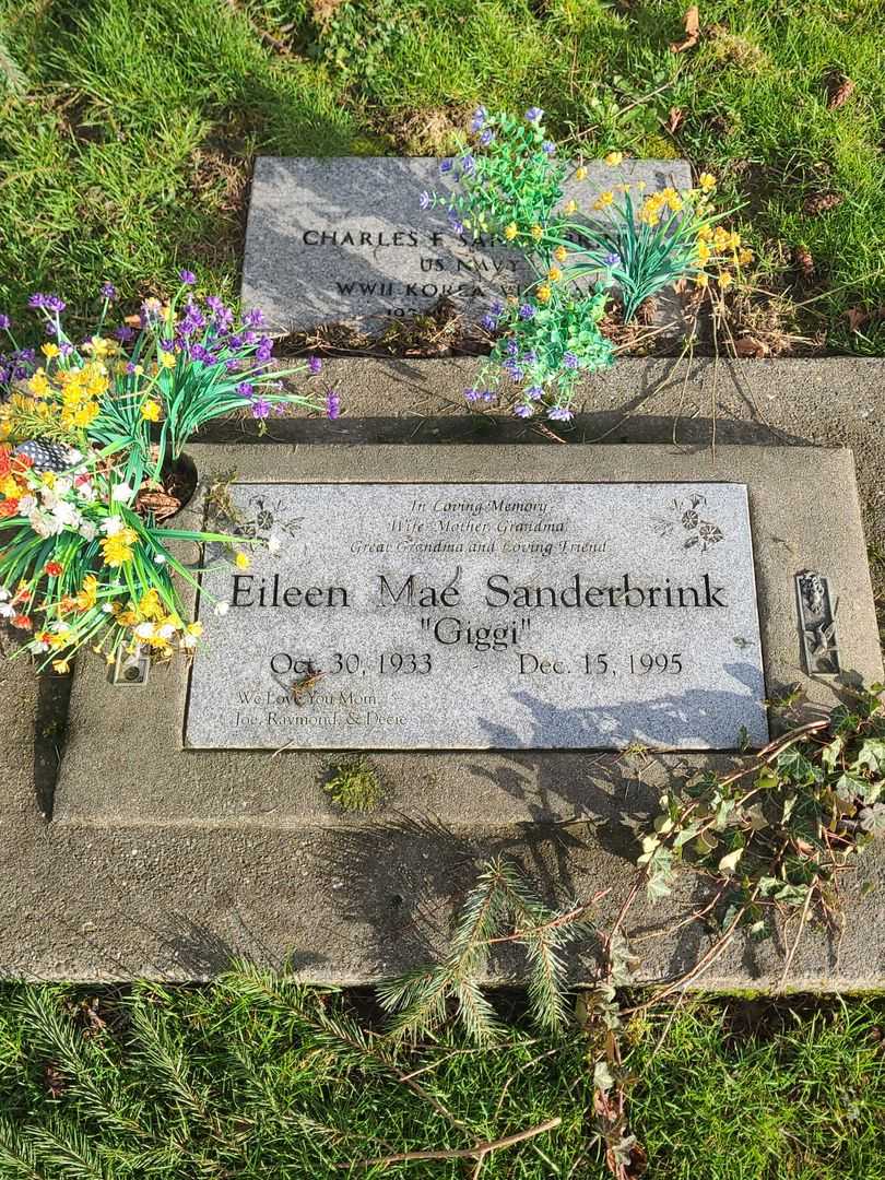 Eileen Mae "Giggi" Sanderbrink's grave. Photo 3