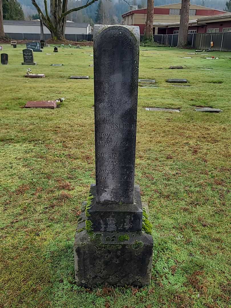 Sophie Naslund's grave. Photo 2