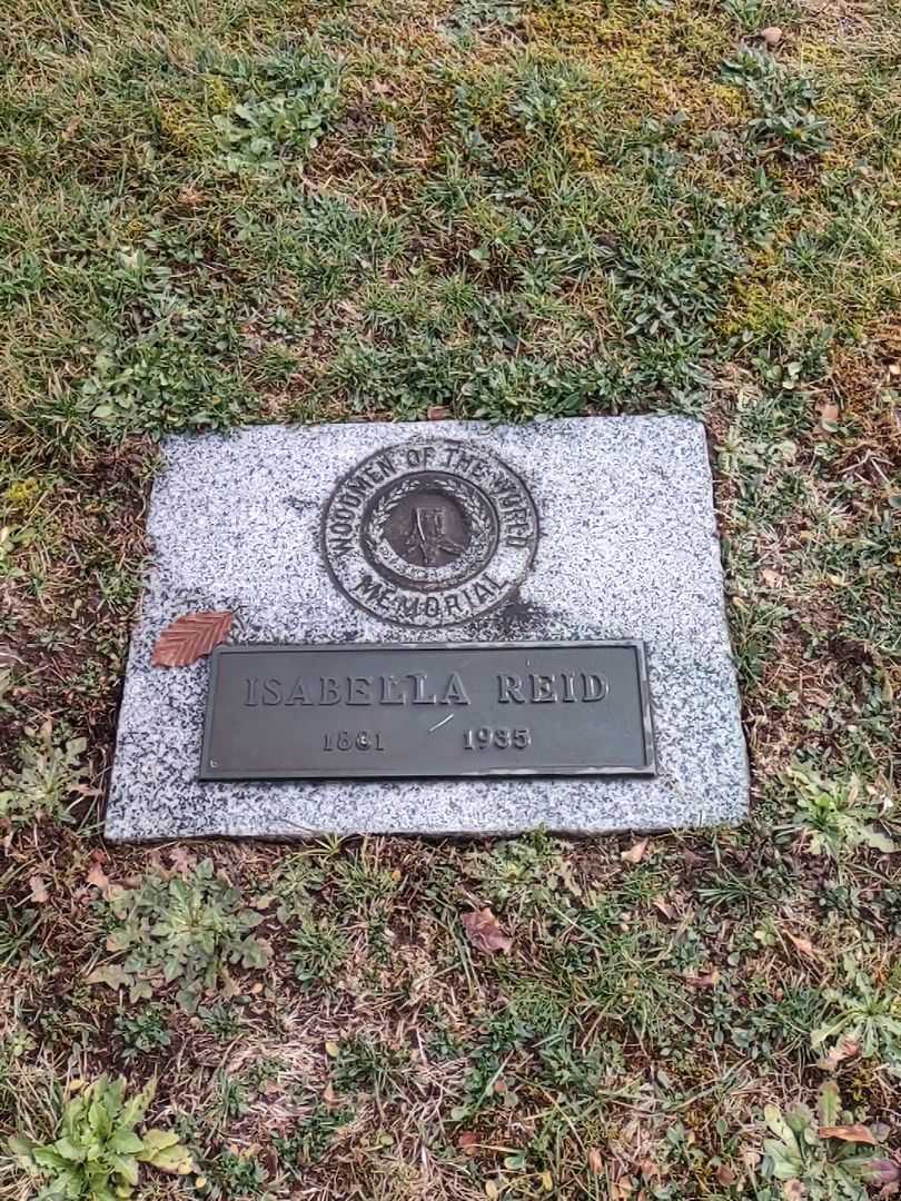 Isabella Reid's grave. Photo 1