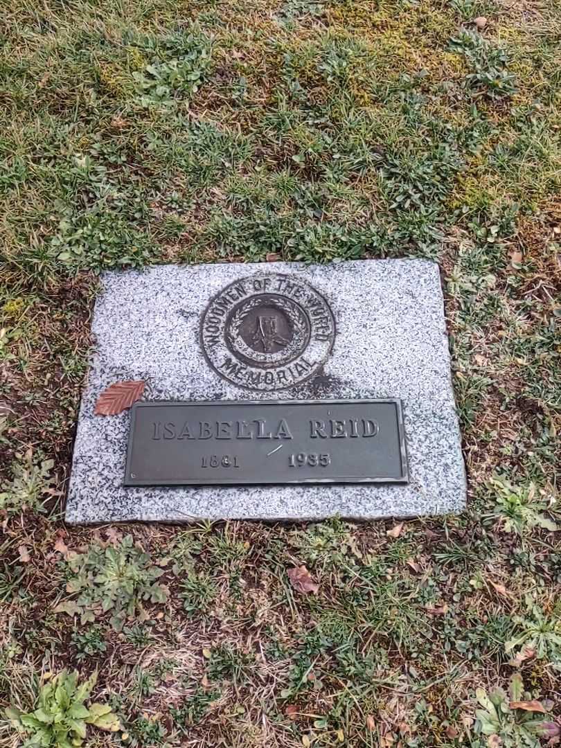 Isabella Reid's grave. Photo 2