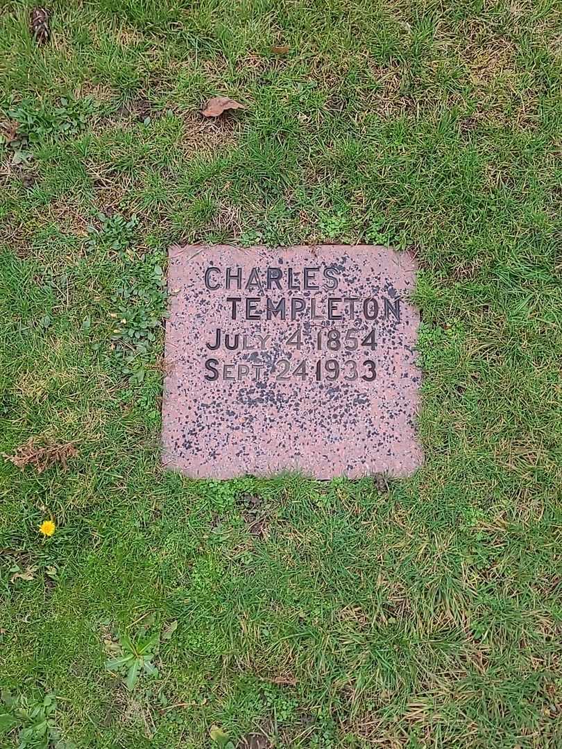 Charles Templeton's grave. Photo 3