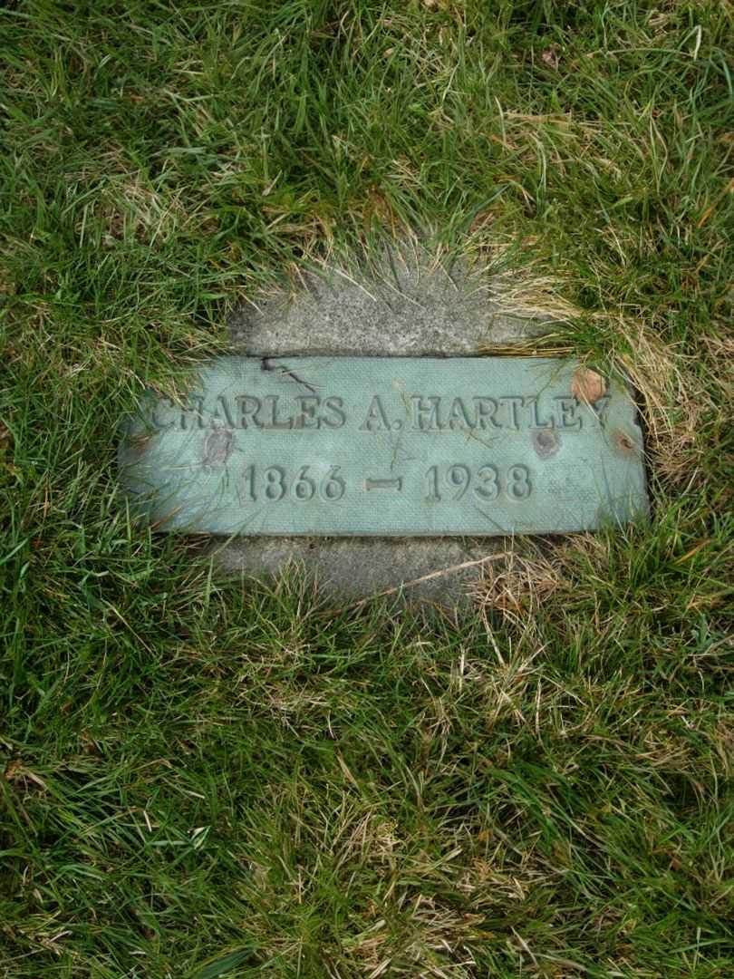 Charles A. Hartley's grave. Photo 1